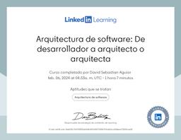 Arq. de software: De desarrollador a arquitecto o arquitecta